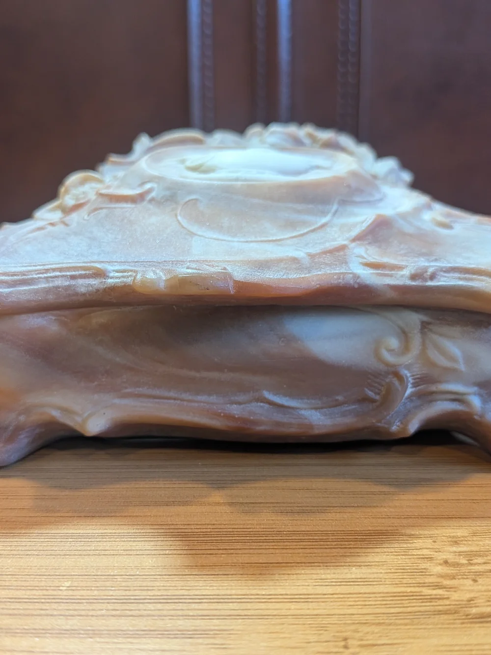 Beautiful Hand Crafted Vintage Incolay Stone Trinket Jewelry Box